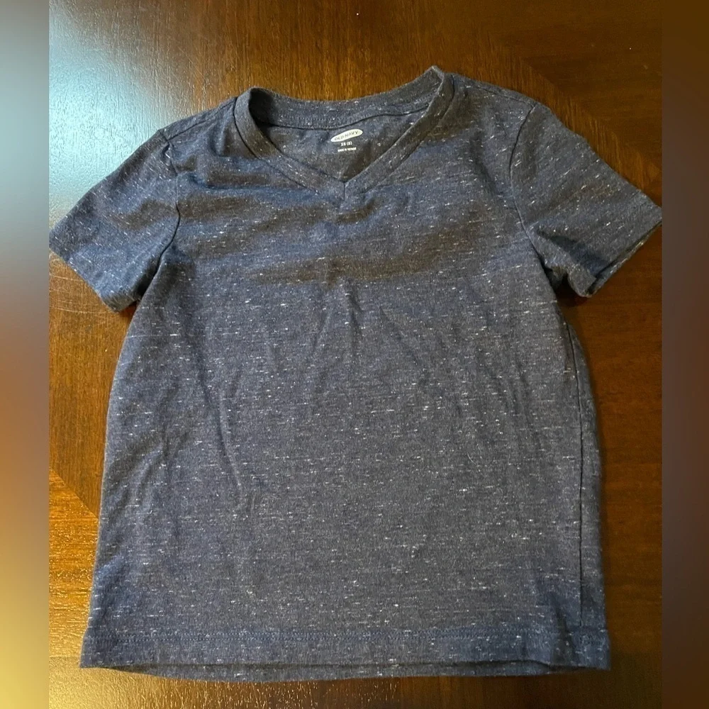 Old Navy | Basic V-neck Short Sleeve Shirt | boy 5